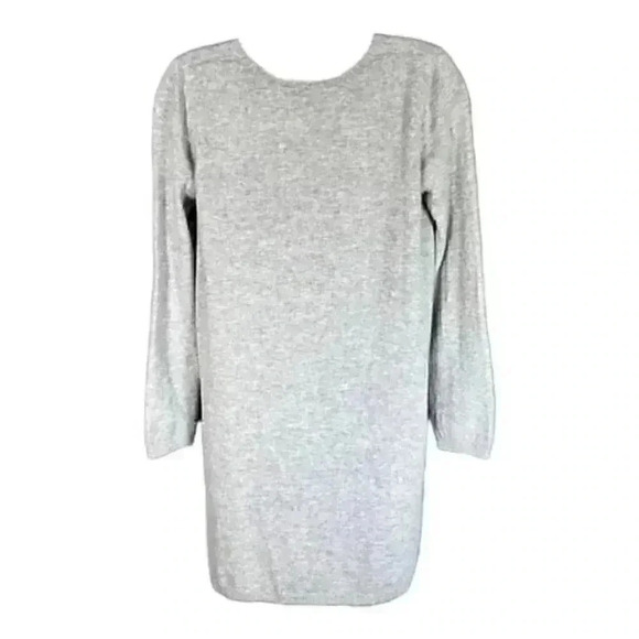 Roberta Roller Rabbit Merino Cashmere Sweater Dress Pullover Gray Women's Small - Picture 2 of 3